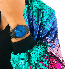 Woollers Reloj Colossus Esfera azul