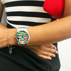 Woollers reloj Lolana esfera estampada tucanes
