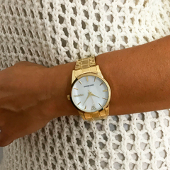 Woollers Reloj Dorado nácar